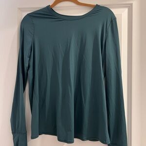 Athleta Teal Long Sleeve Top